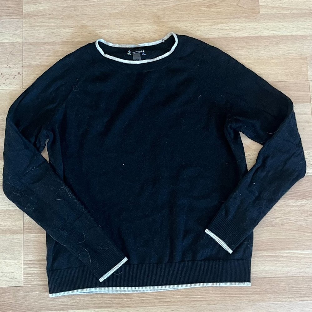 smart wool womens crewneck sweater